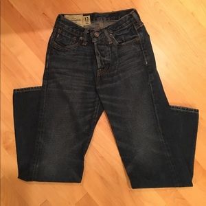 Abercrombie and Fitch button fly jeans
